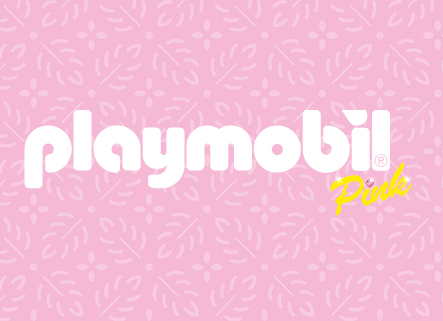 Playmobil Pink Logo Fundo