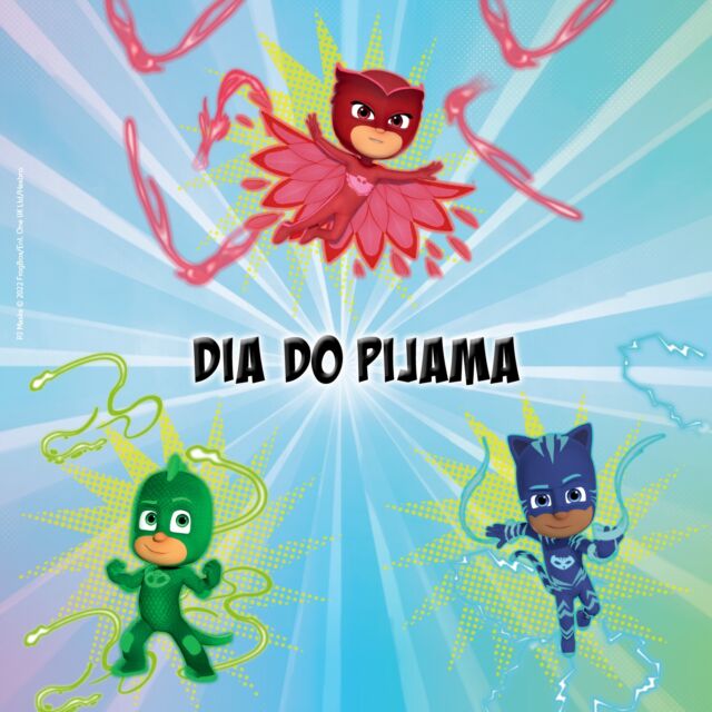Celebrar o Dia Nacional do Pijama num domingo é o par perfeito! Os teus heróis PJ Masks já têm os pijamas vestidos. E tu, já escolheste o teu? 

#DiaNacionaldoPijama #Pijama #PJMasks #BlueOceanPortugal #BlueOceanEntertainment
