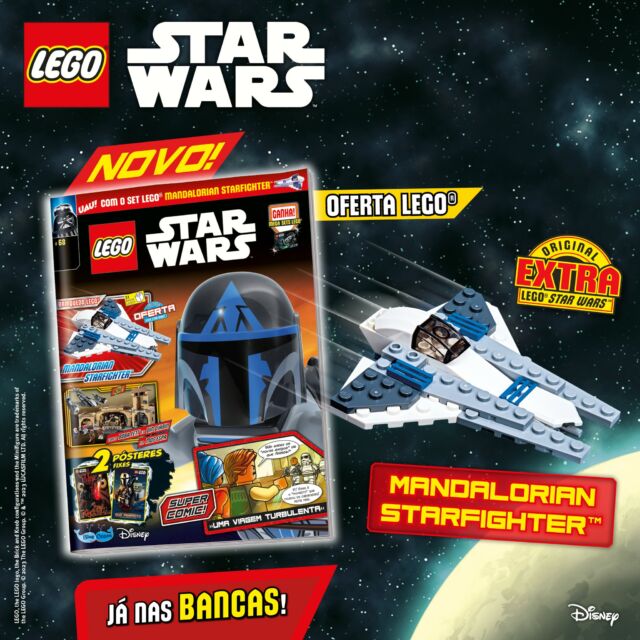 Há muito tempo, numa galáxia muito, muito distante… os leitores esperavam por mais uma edição da revista LEGO® Star Wars™. E finalmente chegou o dia! O antigo Sith Lorde Maul a assumiu o controlo da Mandalore com supercomandos mandalorianos, mas há outros Mandalorianos que não estão dispostos a aceitar a situação de ânimo leve. Tu podes ajudar a decidir se deixarão o poder suceder! 

#StarWars #Lego #LegoStarWars #Revista #Magazine #RevistaLego #RevistaStarWars #MandalorianStarfighter #BlueOceanEntertainment #BlueOceanPortugal