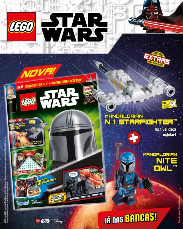 A nova edição da revista LEGO Star Wars já está nas bancas! Descobre que aventuras galácticas estão à tua espera e diverte-te em missões perigosas para derrotar o Império. E que a força esteja contigo! #LEGOStarWars #BlueOceanPortugal