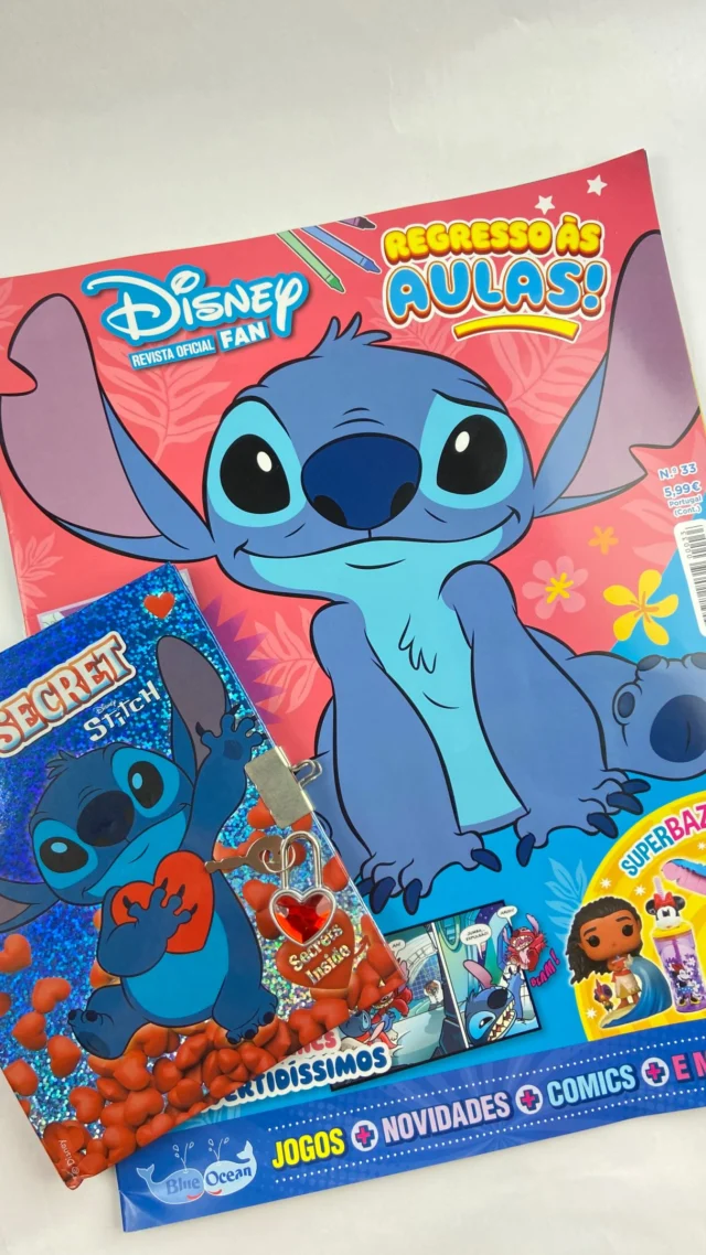 Mais uma edição Disney Fan está nas bancas! E com ela chegou o teu monstrinho favorito. Apanha-o já num quiosque mais perto de ti! 💙✨

.
.
.
#blueoceanportugal #disney #stitch #fy #blueoceanentertainment