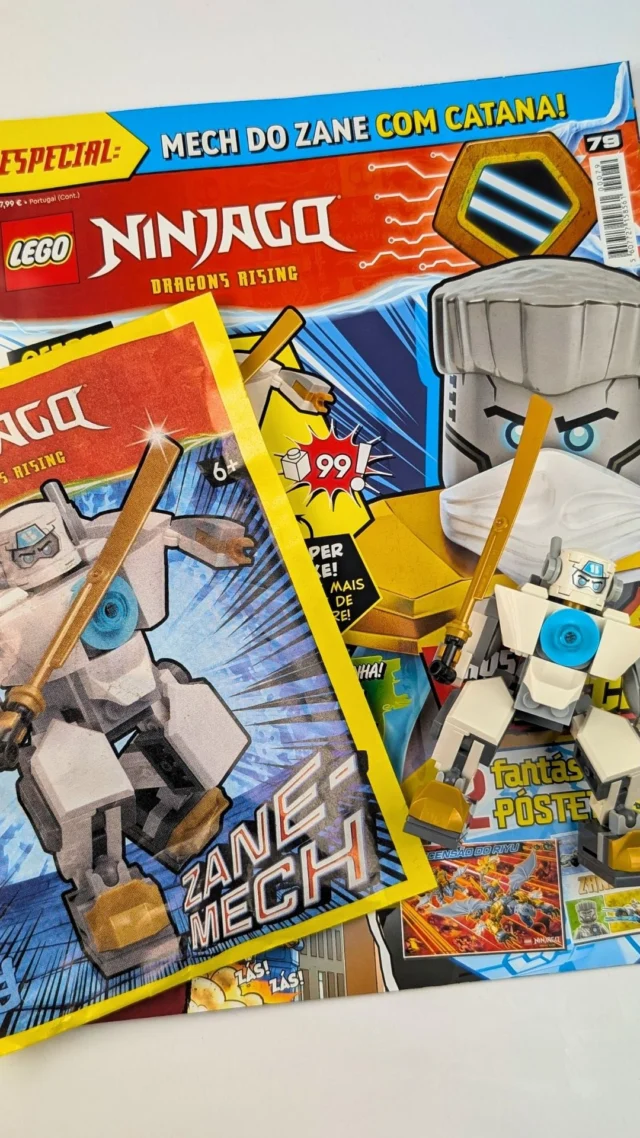Não te esqueças de ler as aventuras ninjatásticas da revista NINJAGO ✨